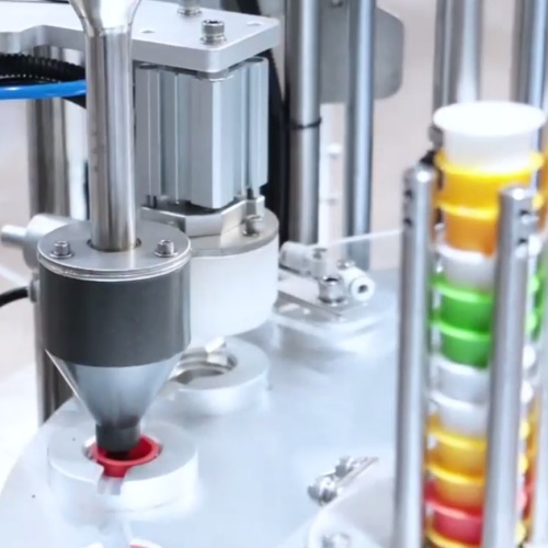 Coffee capsule filling sealing capping machine