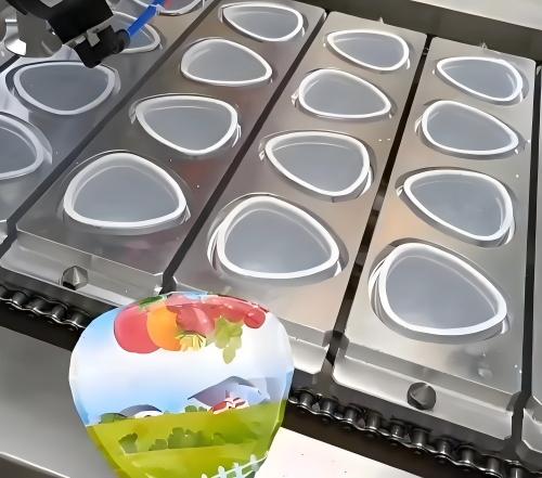 Triangular Cup Yogurt Filling and Sealing Machine