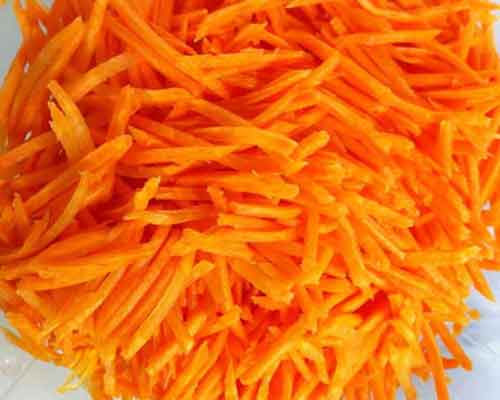 carrot strip cutting effect