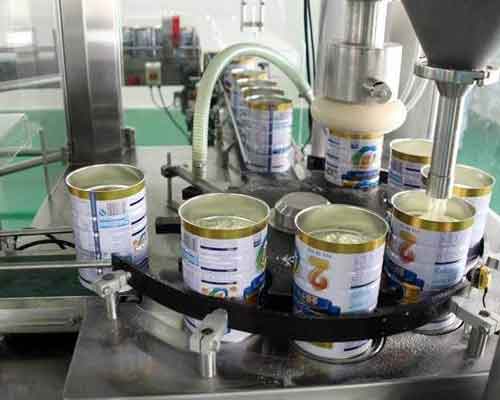 milk powder canned filling production line