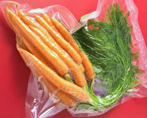 vacuum packed vegetables