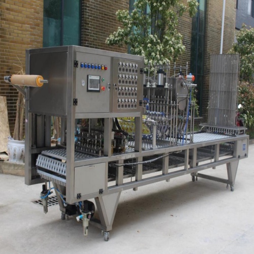 Yogurt filling and sealing machine delivered to customers in Argentina