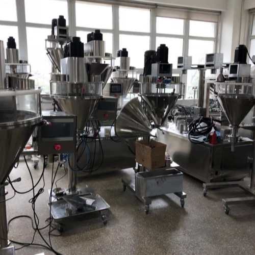 Kenyan customers choose our semi-automatic powder packaging line