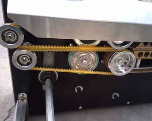 plastic film sealing machine detail